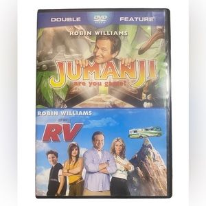 🎬 Double Feature Jumanji & RV  DVD 🎬